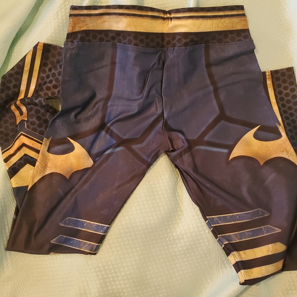 Batman/spiderman 3D print leggings